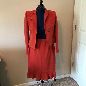 High fashion Crimson woman's 2 piece suit